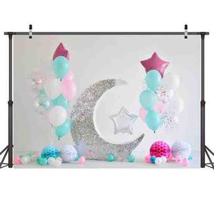 2.1m x 1.5m One Year Old Birthday Photography Background Cloth Birthday Party Decoration Photo Background(580)