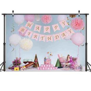 2.1m x 1.5m One Year Old Birthday Photography Background Cloth Birthday Party Decoration Photo Background(587)