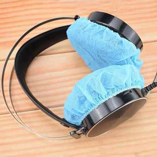 50 Pairs Earphone Disposable Dust Cover Game Headset Non-Woven Protective Cover(50 Pairs of Independent (Blue))