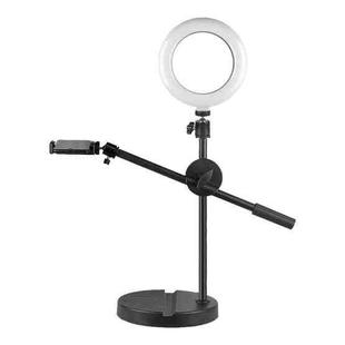 Phone Live Support LED Fill Light Video Recording Desktop Still Life Painting And Calligraphy Food Overhead Photography Support, Specification: 35CM Bracket + 16CM  Fill Light