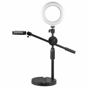 Phone Live Support LED Fill Light Video Recording Desktop Still Life Painting And Calligraphy Food Overhead Photography Support, Specification: 55CM Bracket + 16CM Fill Light