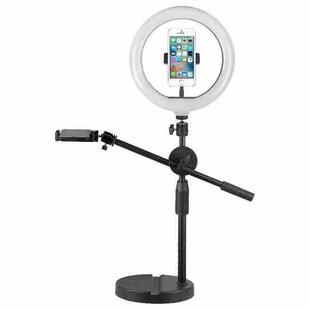 Phone Live Support LED Fill Light Video Recording Desktop Still Life Painting And Calligraphy Food Overhead Photography Support, Specification: 55CM Bracket + 26CM Fill Light