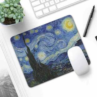 6 PCS Non-Slip Mouse Pad Thick Rubber Mouse Pad, Size: 21 X 26cm(Starry Sky)