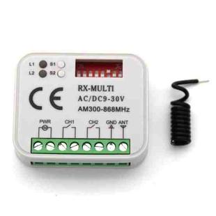 LZ-068 Garage Door Rolling Code Fixed Code Multi-Frequency Remote Control Receiver Switch