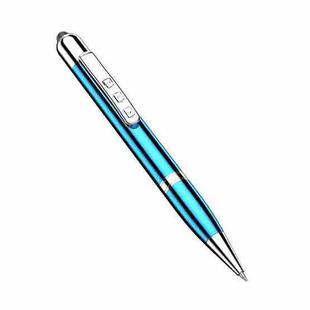6 in 1 Multifunctional Metal Stylus Laser Capacitor Pen Recording Electronic Pointer Pen with 8GB U Disk(Blue)
