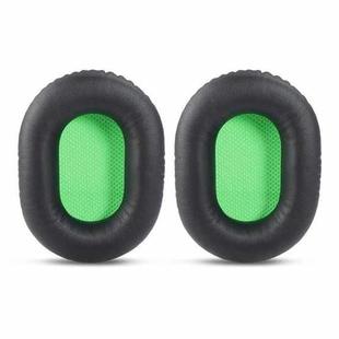 2 PCS Headset Sponge Cover For Razer V2, Colour: Black Skin Green Net 