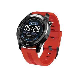 F22 1.3 Inch Touch Screen Smart Bracelet Silicone Table Heart Rate Steam Sleep Watch(Red)