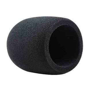 2 PCS Suitable For Audio-Technica AT2020/ATR2500/AT2035 Microphone Sponge Cover Blowout And Windproof Microphone Cover(Black)