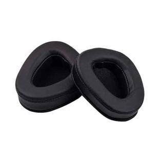 1 Pairs Headphone Sponge Leather Earmuffs For Skullcandy Aviator 2(Black)