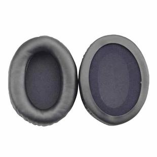 1 Pairs Headset Sponge Cover Ear Pad Leather Case For Kingston Cloud Silver II, Colour: Black