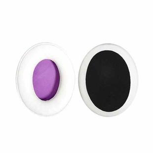 1 Pairs Headset Sponge Cover Ear Pad Leather Case For Kingston Cloud Silver II, Colour: Lambskin White