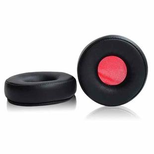 1 Pairs Headphone Sponge Cover Headphone Leather Cover For Jabra Revo Wireless, Colour: Black Red Net