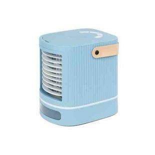 Home Dorm Room Office Mini Air Cooler USB Cooling Fan(Blue)
