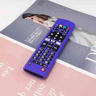 Y14 Remote Silicone Protective Case With Lanyard For LG AKB75095307/74915305/75375604(Blue)