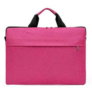 Portable Notebook Bag Multifunctional Waterproof and Wear-Resistant Single Shoulder Computer Bag, Size: 13 inch(Pink)