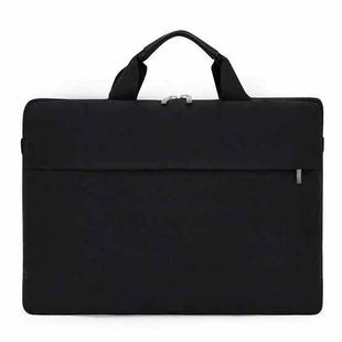 Portable Notebook Bag Multifunctional Waterproof and Wear-Resistant Single Shoulder Computer Bag, Size: 14 inch(Black)