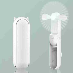 Mini Handheld Small Fan USB Desktop Portable Fan(White)