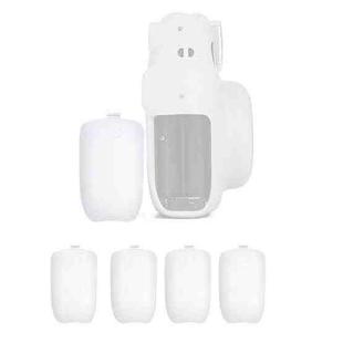 5 PCS Camera Battery Side Cover Replacement Cover For Fujifilm Instax mini 11(Ice-shaped White)