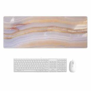 300x700x4mm Marbling Wear-Resistant Rubber Mouse Pad(Broken Marble)