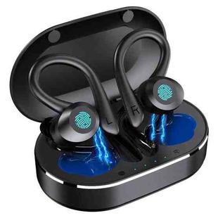 YYK-ANC Noise Cancelling Bluetooth 5.1 TWS Touch Mini Ear-mounted Headphone(Black)