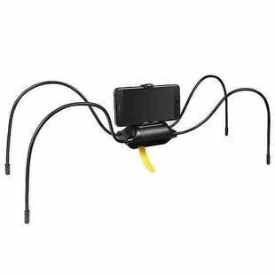 Spider Tablet Holder Arbitrary Curved Lazy Mobile Phone Bracket Desktop Car Bathroom Tablet Bracket(Black)