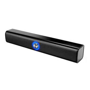 HS-BT167 Portable Bluetooth Speaker Computer Wireless Speaker, Support TF Card / U Disk / AUX(Black)
