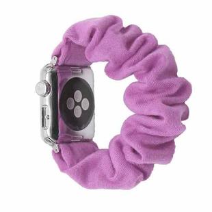 Pure Color Hair Band Watch Band for Apple Watch Series  7  45mm / & 6 & SE & 5 & 4 44mm /3 & 2 & 1 42mm(Q&N-SWB-42)