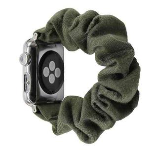 Pure Color Hair Band Watch Band for Apple Watch Series  7  45mm / & 6 & SE & 5 & 4 44mm /3 & 2 & 1 42mm(Q&N-SWB-47)