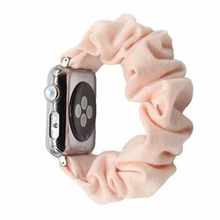 Pure Color Hair Band Watch Band for Apple Watch Series  7  45mm / & 6 & SE & 5 & 4 44mm /3 & 2 & 1 42mm(Q&N-SWB-51)