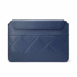 Microfiber Leather Thin And Light Notebook Liner Bag Computer Bag, Applicable Model: 11 inch -12 inch(Blue)
