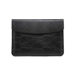 Horizontal Litchi Texture Laptop Bag Liner Bag For MacBook 12 Inch A1534(Liner Bag Black)