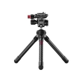 Ulanzi MT-28 Foldeable Carbon Fiber Extension Tripod Stand + U-120 Tripod Panoramic Ballhead with Cold Shoe Base