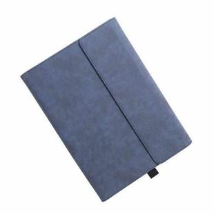 Clamshell  Tablet Protective Case with Holder For MicroSoft Surface Go(Sheepskin Leather / Blue)