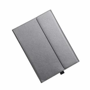 Clamshell  Tablet Protective Case with Holder For MicroSoft Surface GO 2(Lamb Pattern / Gray)