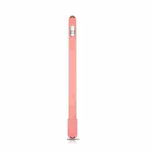 5 PCS Stylus Silicone Protective Case For Apple Pencil 1(Pink)