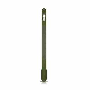 5 PCS Stylus Silicone Protective Case For Apple Pencil 1(Army Green)