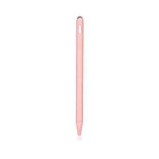 5 PCS Stylus Silicone Protective Case For Apple Pencil 2(Pink)