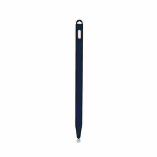 5 PCS Stylus Silicone Protective Case For Apple Pencil 2(Blue)
