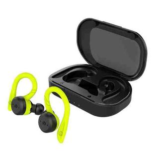 BE1032 Ear-mounted Waterproof Sports TWS Wireless Bluetooth Earphone(Fluorescent Green)