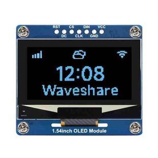 Waveshare 1.54 Inch OLED Display Module, 128×64 Resolution, SPI / I2C Communication(Blue)