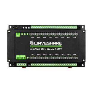 Waveshare 24921 Modbus RTU 16-Ch Relay Module, RS485 Interface, With Multiple Isolation Protection Circuits