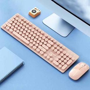 XINMENG N520 Rechargeable Wireless Keyboard Mouse Set(Pink)