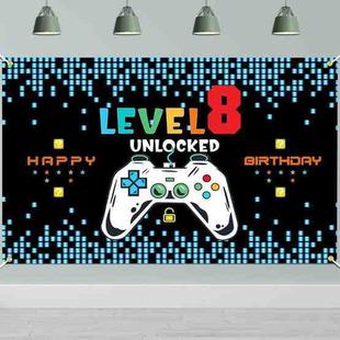 180x90cm Game Console Theme Birthday Background Birthday Party Decoration Banner(2023SRB54)