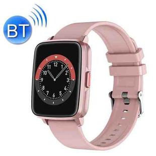 I68 Song Playback Lasting Battery Life Bluetooth Call Smart Bracelet, Colour: Pink Silicone