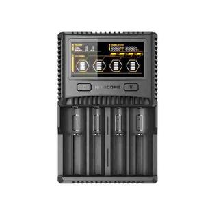 NITECORE 4-Slot Smart LCD Fast Charger, Model: SC4(US Plug)