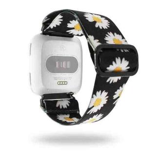 For Fitbit Versa Watch Band Braided Jacquard Adjustable Strap Nylon Watch Band(V2-9)