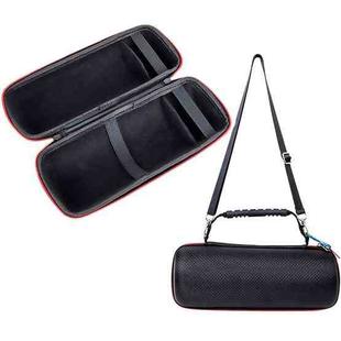 P402 For JBL Pulse4 Velvet Lining Portable Storage Bag Protective Cover(Black Net Grid)