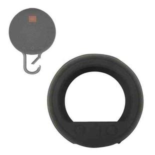 For JBL Clip 3 Bluetooth Speaker Soft Silicone Protective Cover(Black)