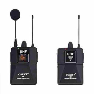 CORKT T1R1 Photography Interview Wireless Microphone SLR Radio DVD Digital Camera Outer Recipient Microphone Mobile Phone Live Recording Microphone