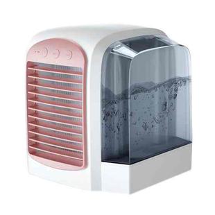 F10 Mini Portable USB Fan Household Desktop Water-Cooled Air-Conditioning Fan(Pink)